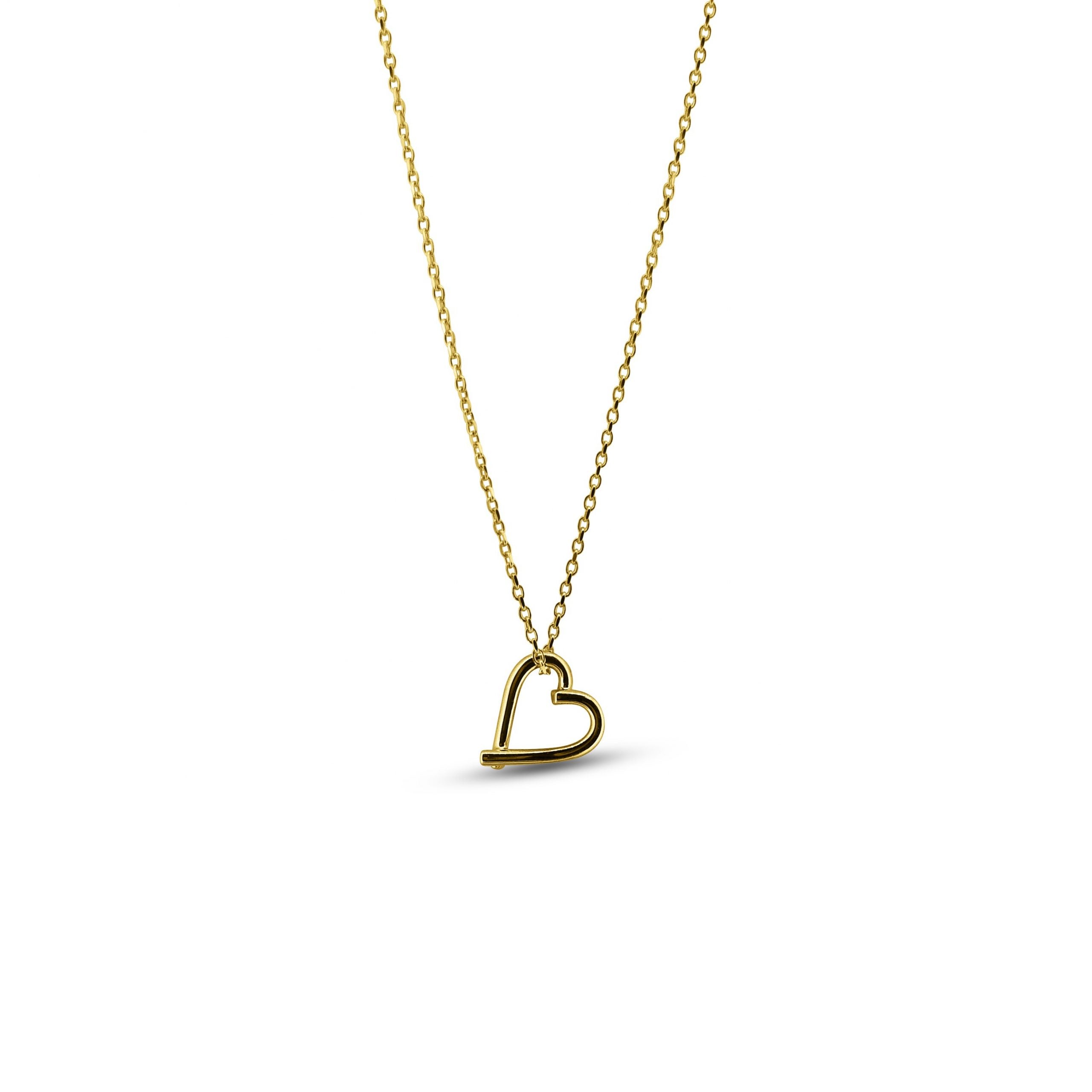 Diamond B-Lovee Heart Chain