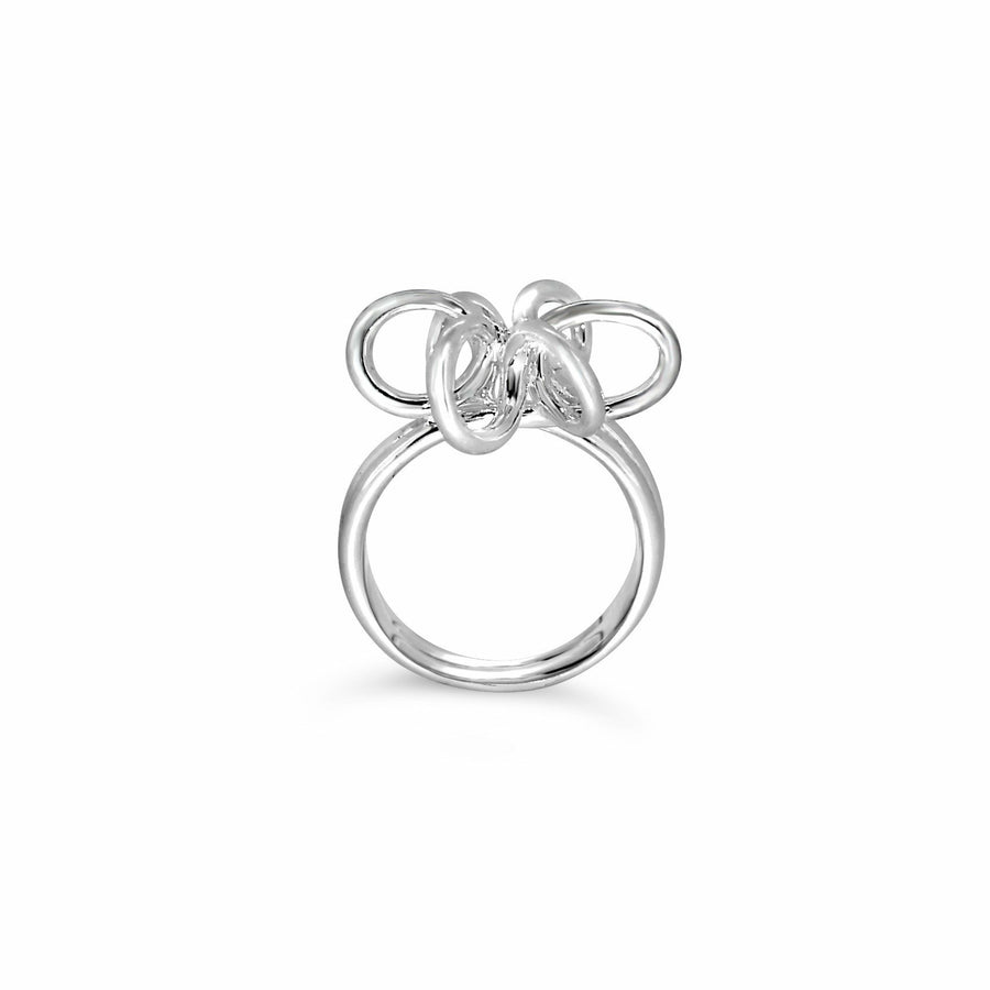 Sterling-Silver-Lily-Flower-Rings-Unique-Design-LISR-for-women-Gifts-for-her-Maree-London-Jewellery-British-Designer-Side-View