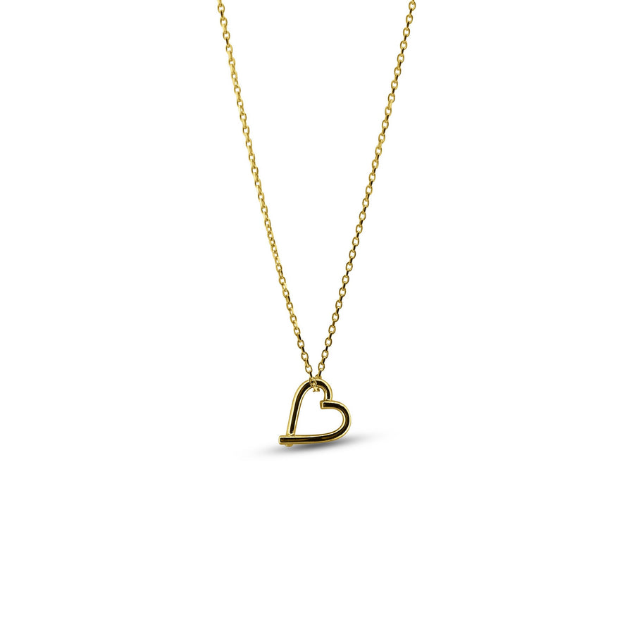 True Heart Gold Necklace
