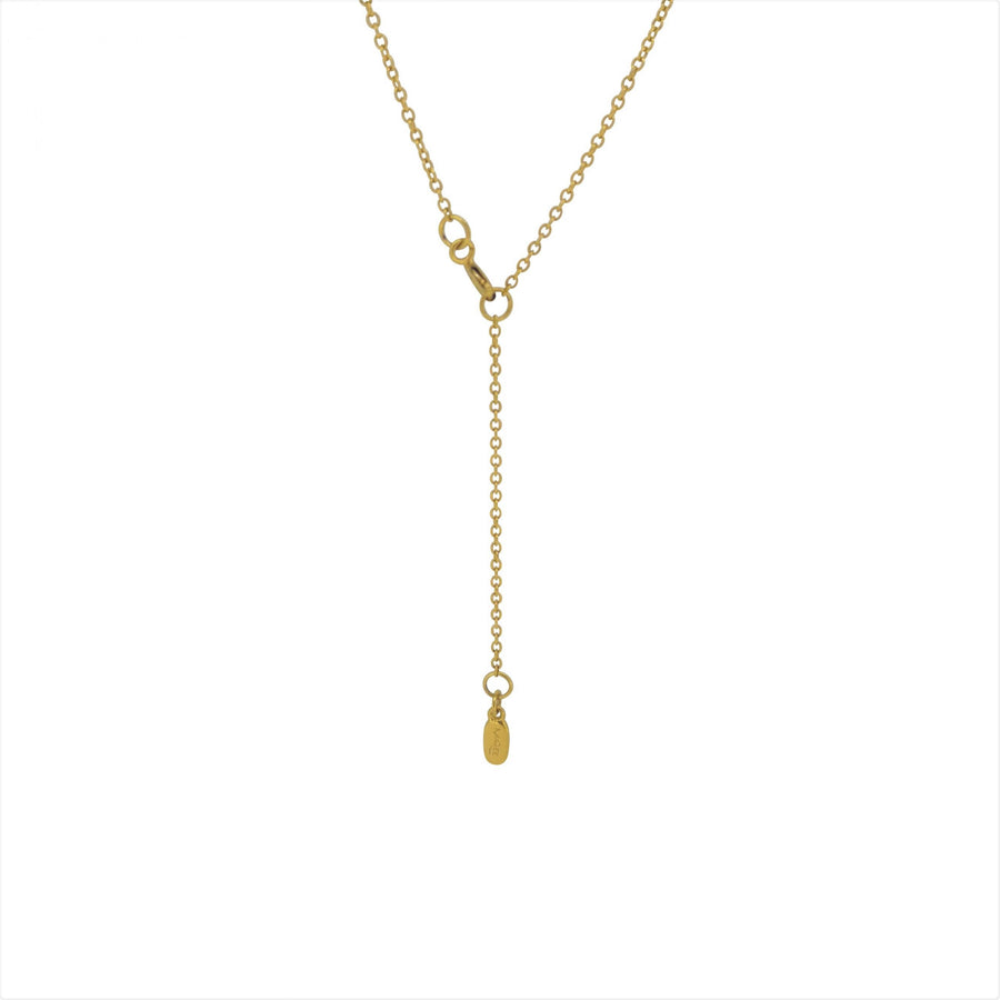 Gold Trace adjustable 16"-18" Chain Maree London Tag showing the 16 length for women Maree London Jewellery