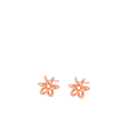 Rose Gold Daisy Flower Stud Earring Delicate Design for women Gifts for her Maree London Jewellery British Designer