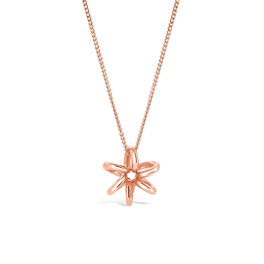 Rose-Gold-Delicate-Daffodil-Flower-Pendant-Necklace-Design-DFRGP-for-women-Gifts-for-her-Maree-London-Jewellery-British-Designer