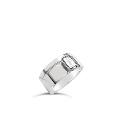 18ct-white-gold-6mm-emerald-Diamond-Ring-Engagement-Ring-Wedding-ring-for-her-Maree-London-designer